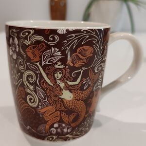 Starbucks 35th Anniversary Copper Mermaid Coffee Mug 2008 12 Fl. Oz.